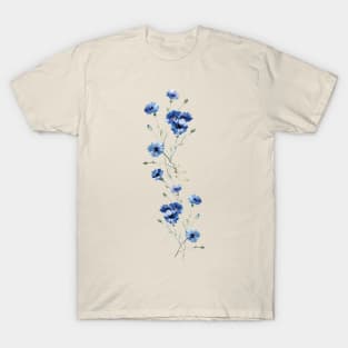 Flowers 1 ( Tall & Blue ) T-Shirt